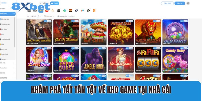 Khám phá tất tần tật về kho game tại nhà cái